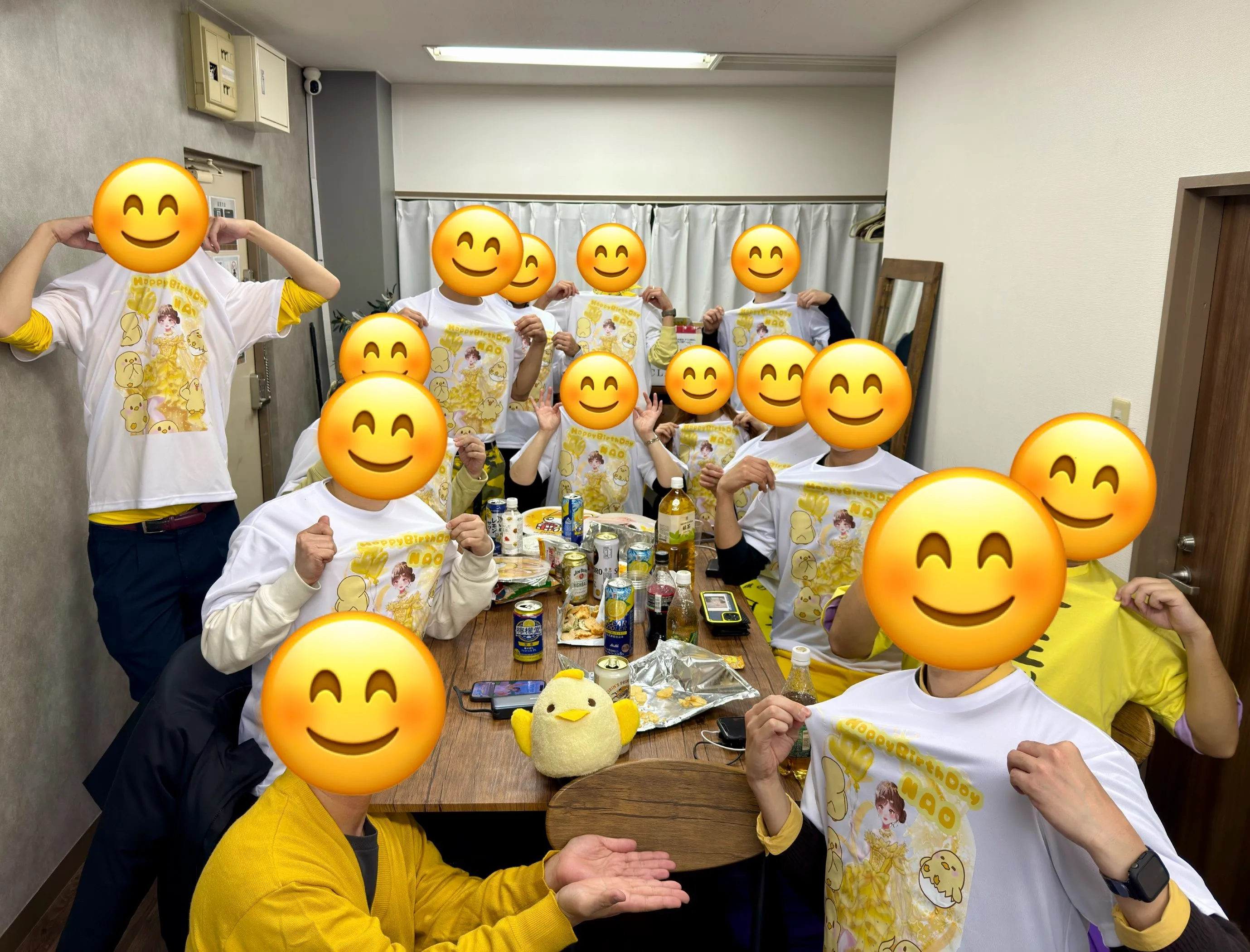 生誕記念Tシャツ記念撮影